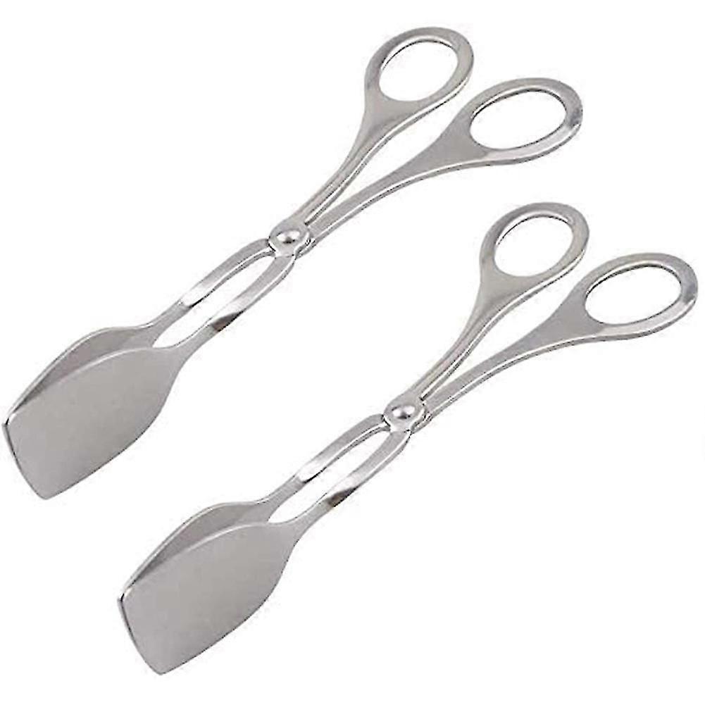 2pcs pinces de cuisine polyvalentes, en forme de ciseaux