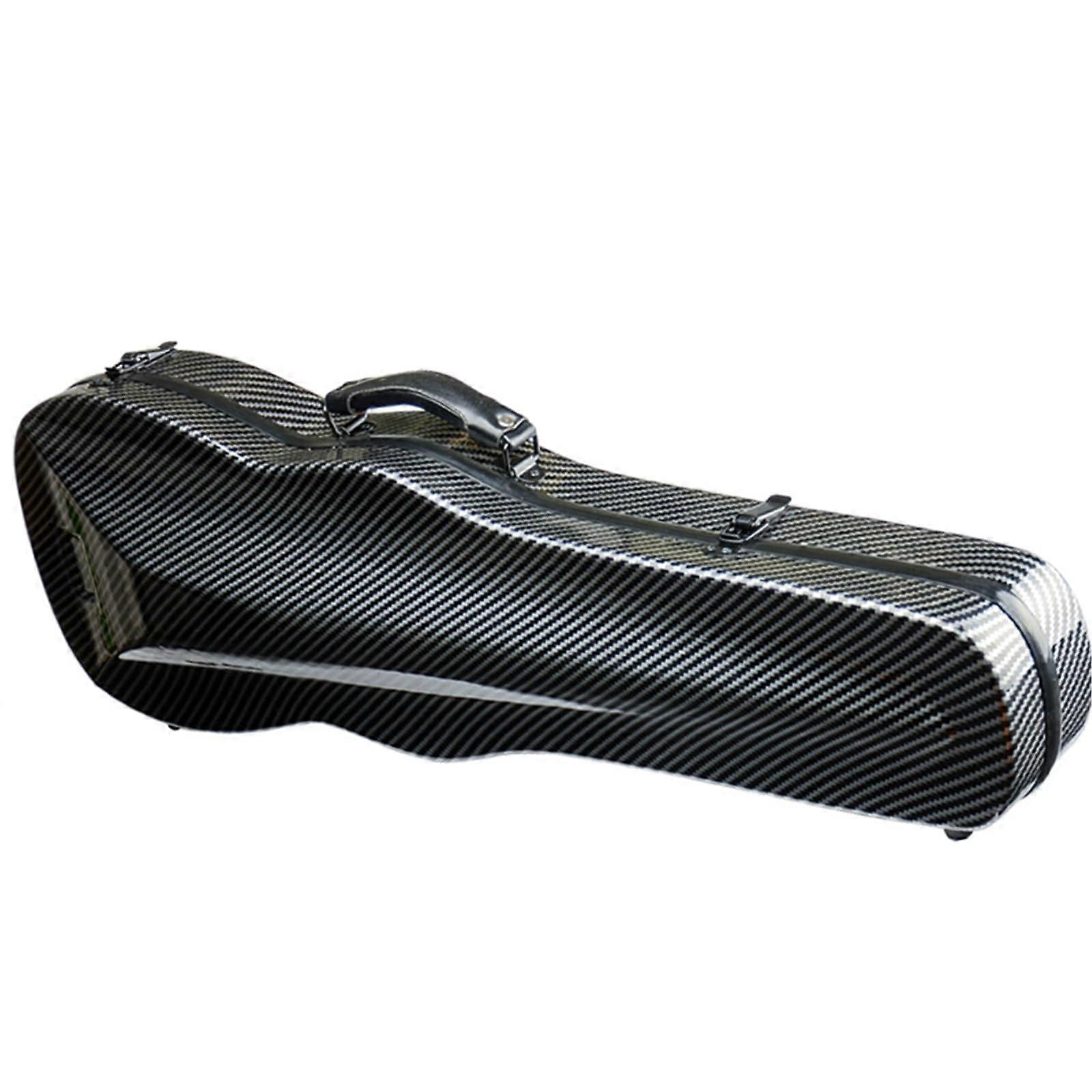 4/4 Violin Case with Hygrometer, ImpactResistant Shell, Soft Interior, Shoulder Strap, Storage