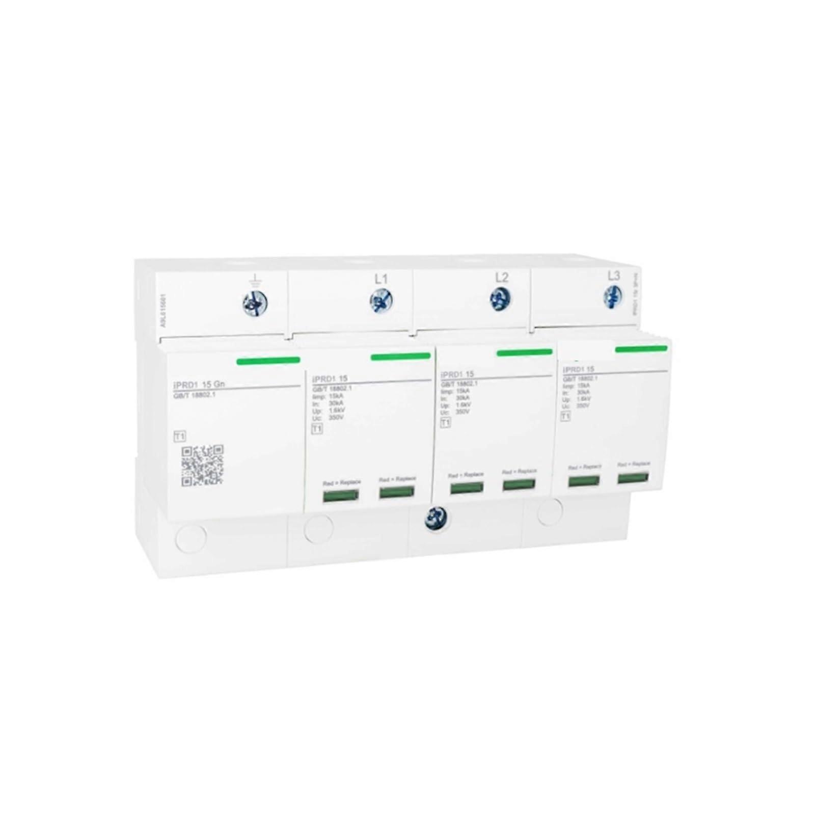 Type 1 SPD Surge Protector 3P+N Pluggable Module for Industrial Incoming Mains