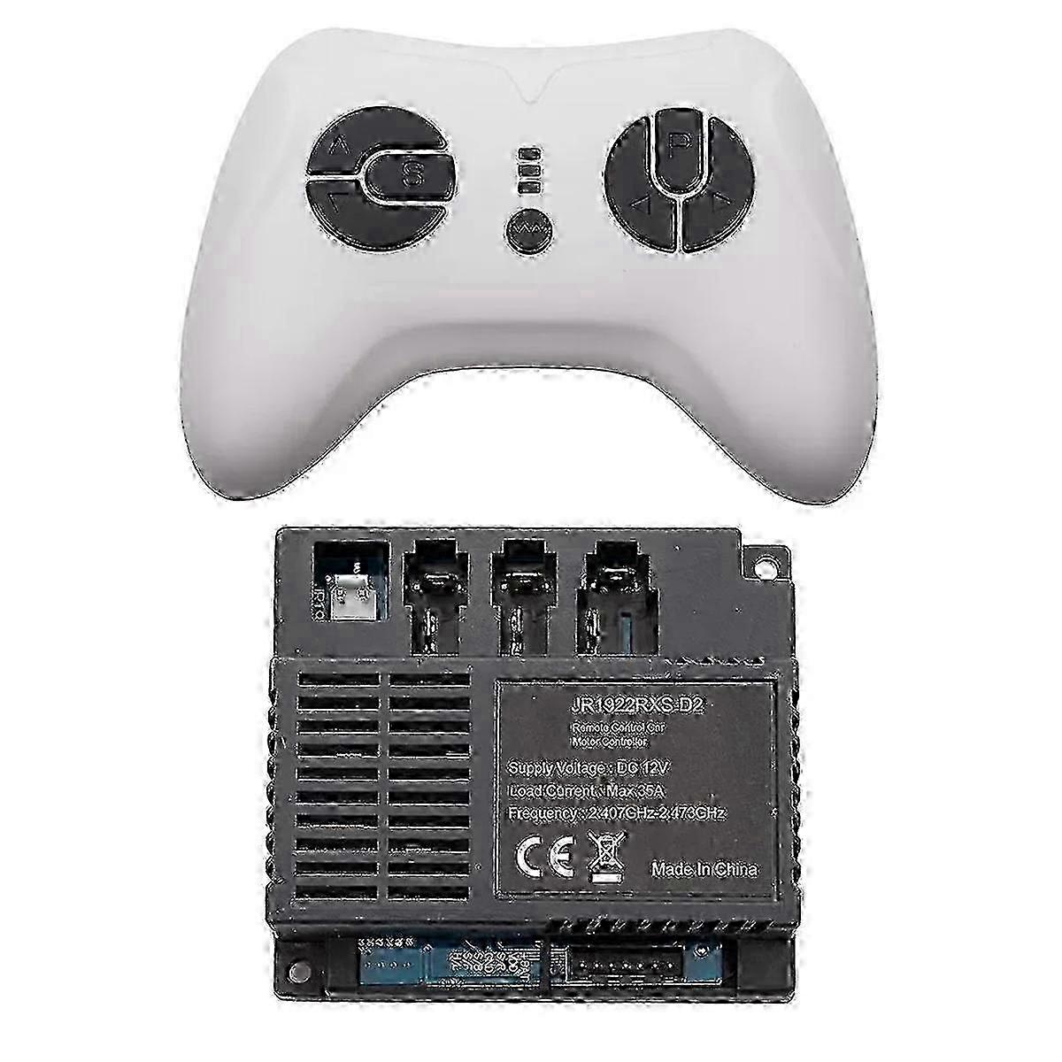 "Replacement 12V Controller Compatible with JR1922RXS-D2, Includes 2.4G Remote, Requires Frequency Matching"