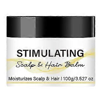 Stimulating Scalp and Hair Balm, Nourishes Scalp & Hair, Shea Butter and Mango Butter Blend, Strengthen Scalp and Give You a Glow Hair Look