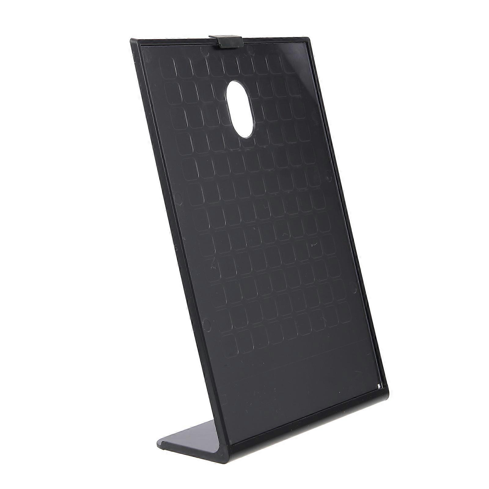 Black Table Menu Stand Plastic Sign Holder for Home Use