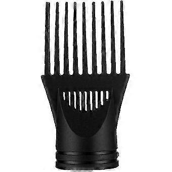 Universal Hair Dryer Diffuser, Comb Attachment Nozzle for Blow Drying, Black, 1 Piece