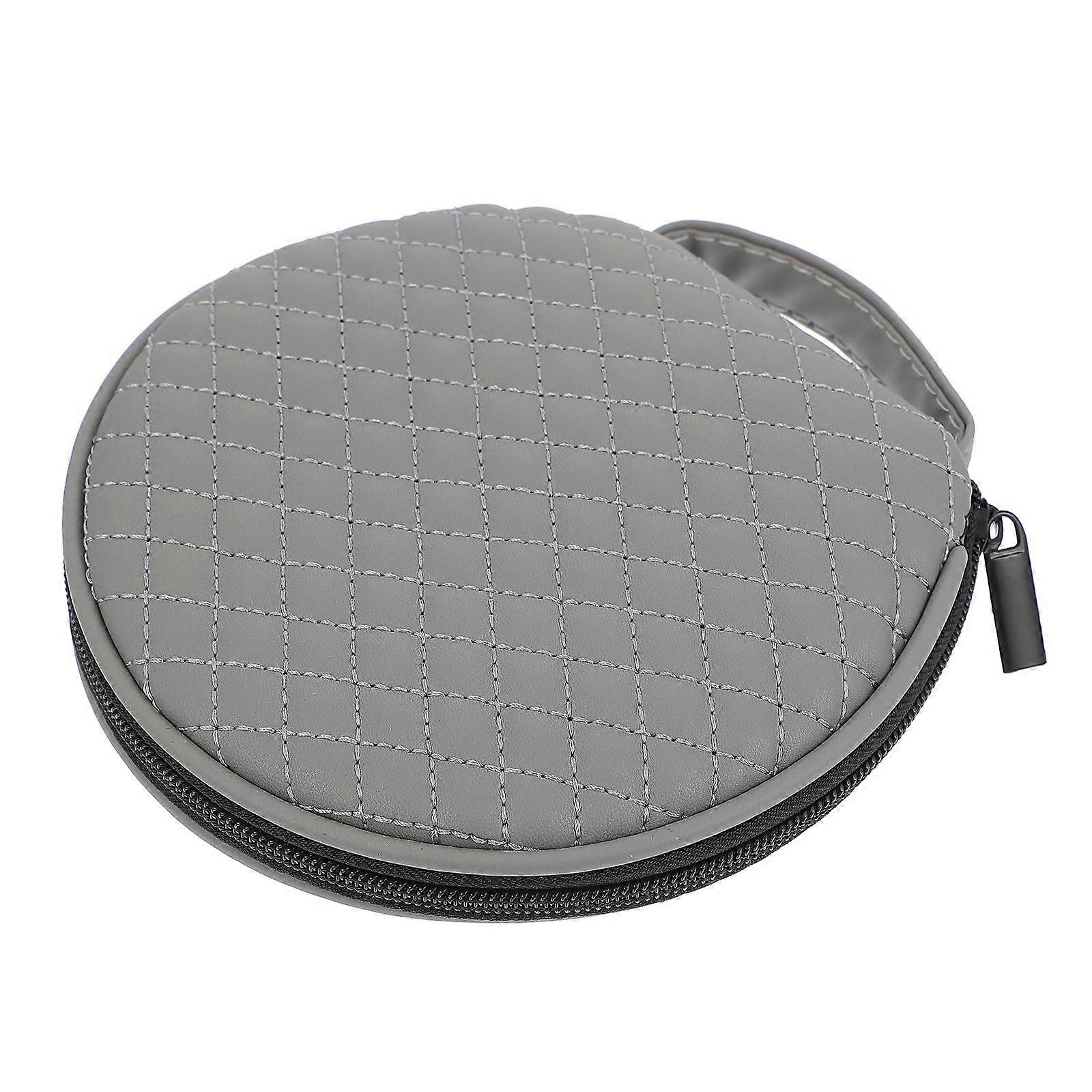 Cd Storage Bag Practical Car Cd Case for Storage 1Pcs Grey Design