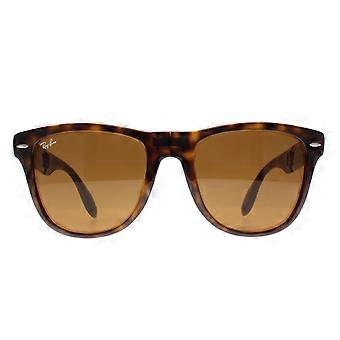 Ray-Ban opvouwbare Wayfarer zonnebril 4105 710 Havana Tortoise Brown 54mm