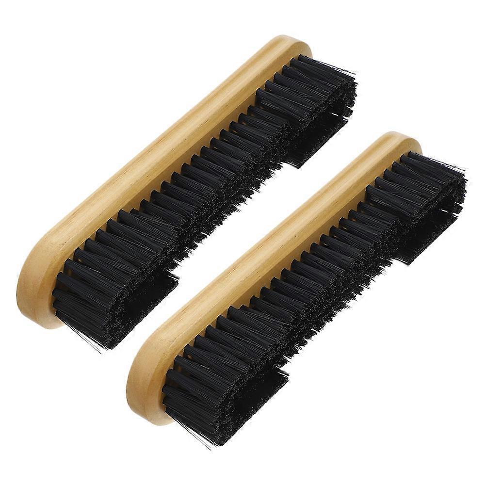 Pool Table Brush Wooden Pool Table Brush for Cleaning 2Pcs Set