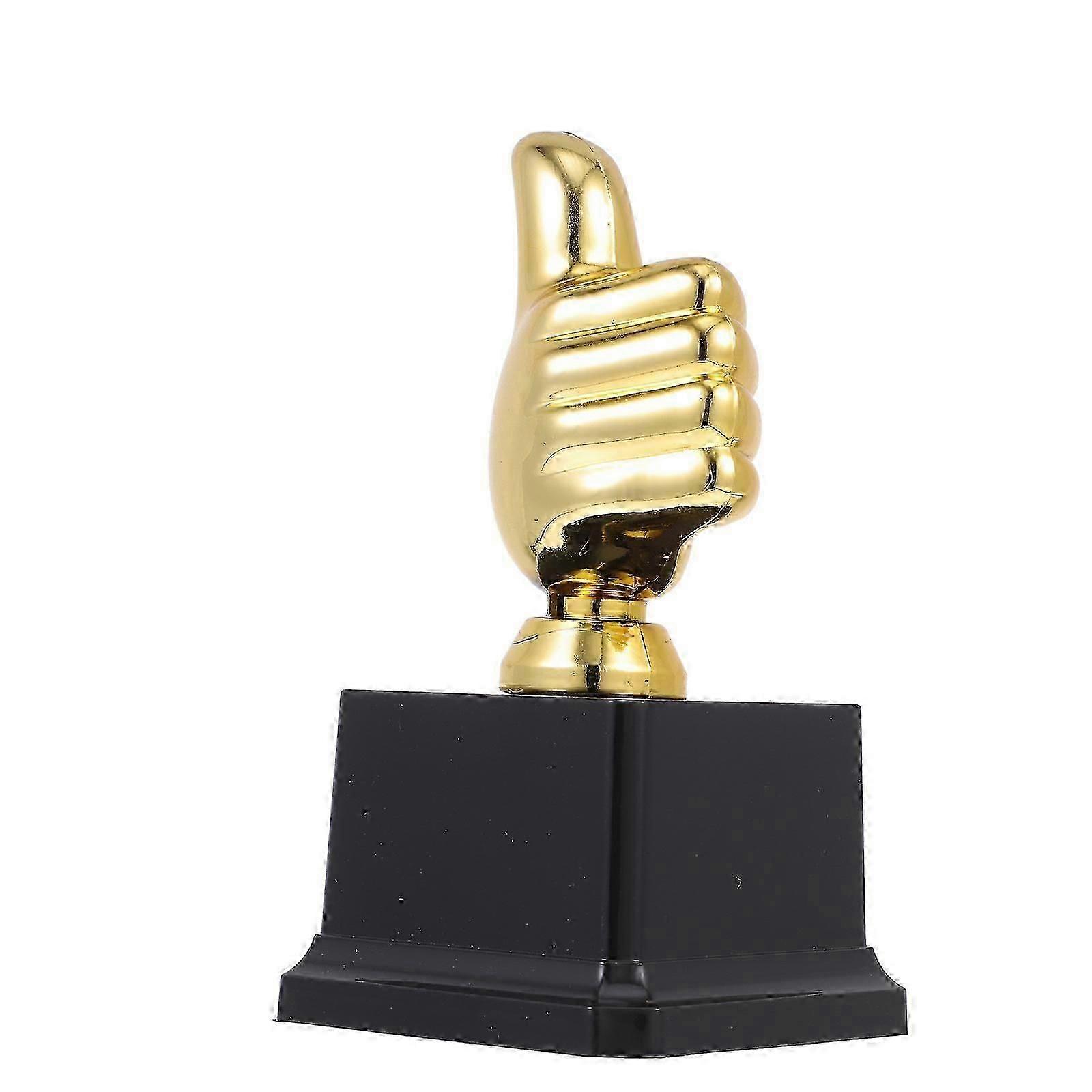 Thumb Trophy Children Plastic Trophy for Decor 1Pcs