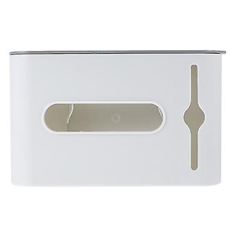 1Pc Storage Box Punching-free Garbage Bag Storage Holder Trash Bag Holder White