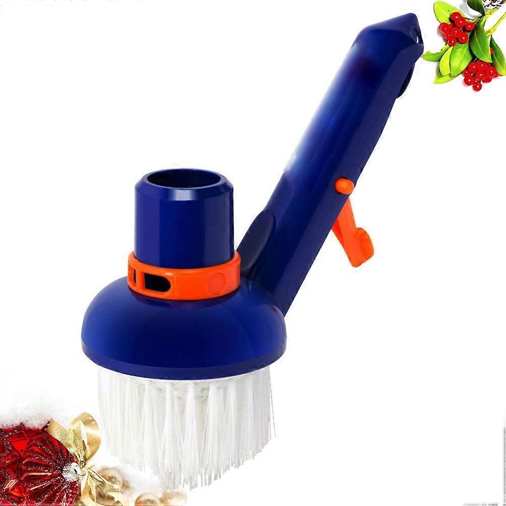 Pool Brush Head Suction Small Replacement for Pool Cleaning 1Pcs Blue