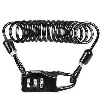 Serrure à chaîne de vélo Serrure de porte coulissante en fer Serrure à câble de moto Serrure à câble de vélo Serrure robuste