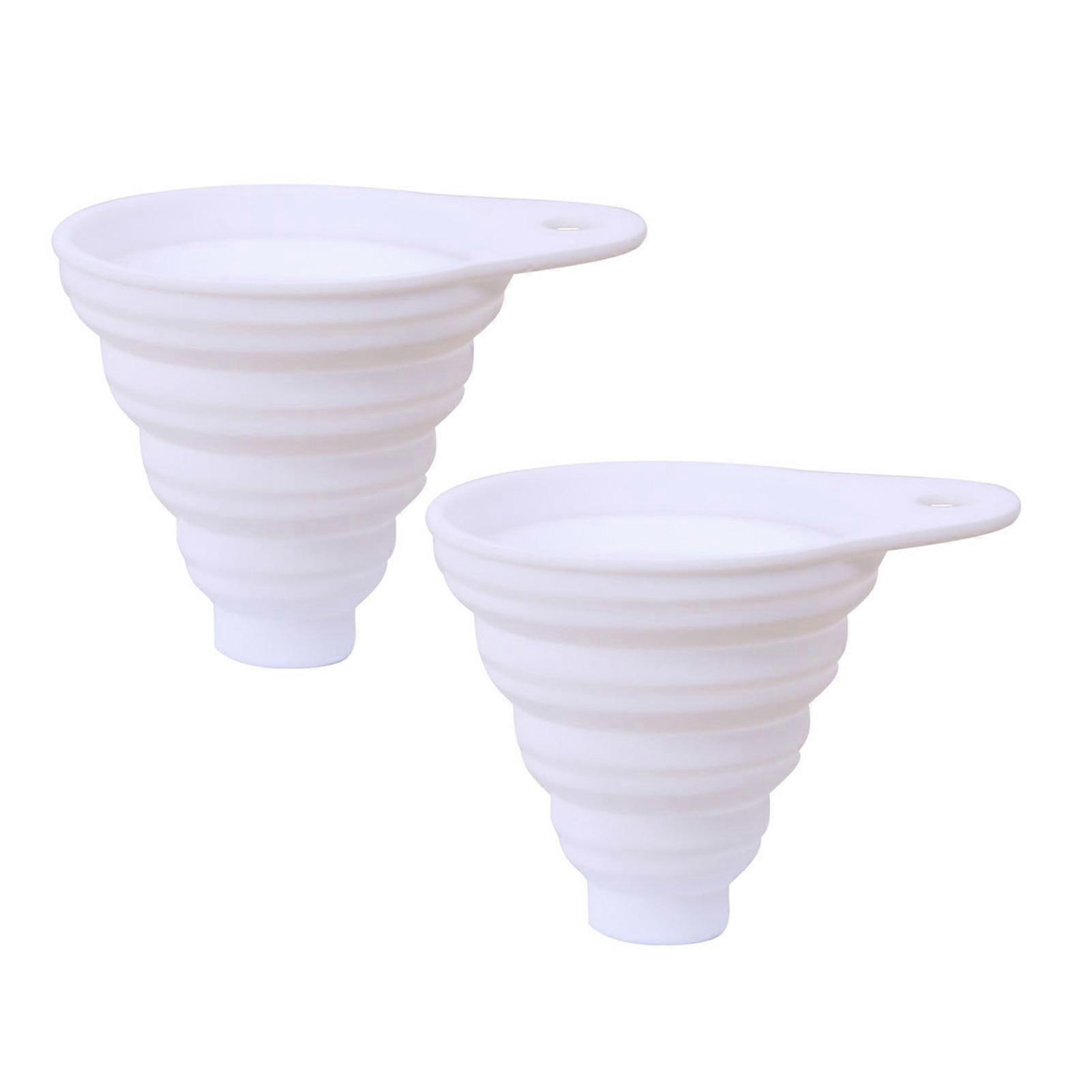 Collapsible Kitchen Funnel Set Space Saving Food Grade Design
