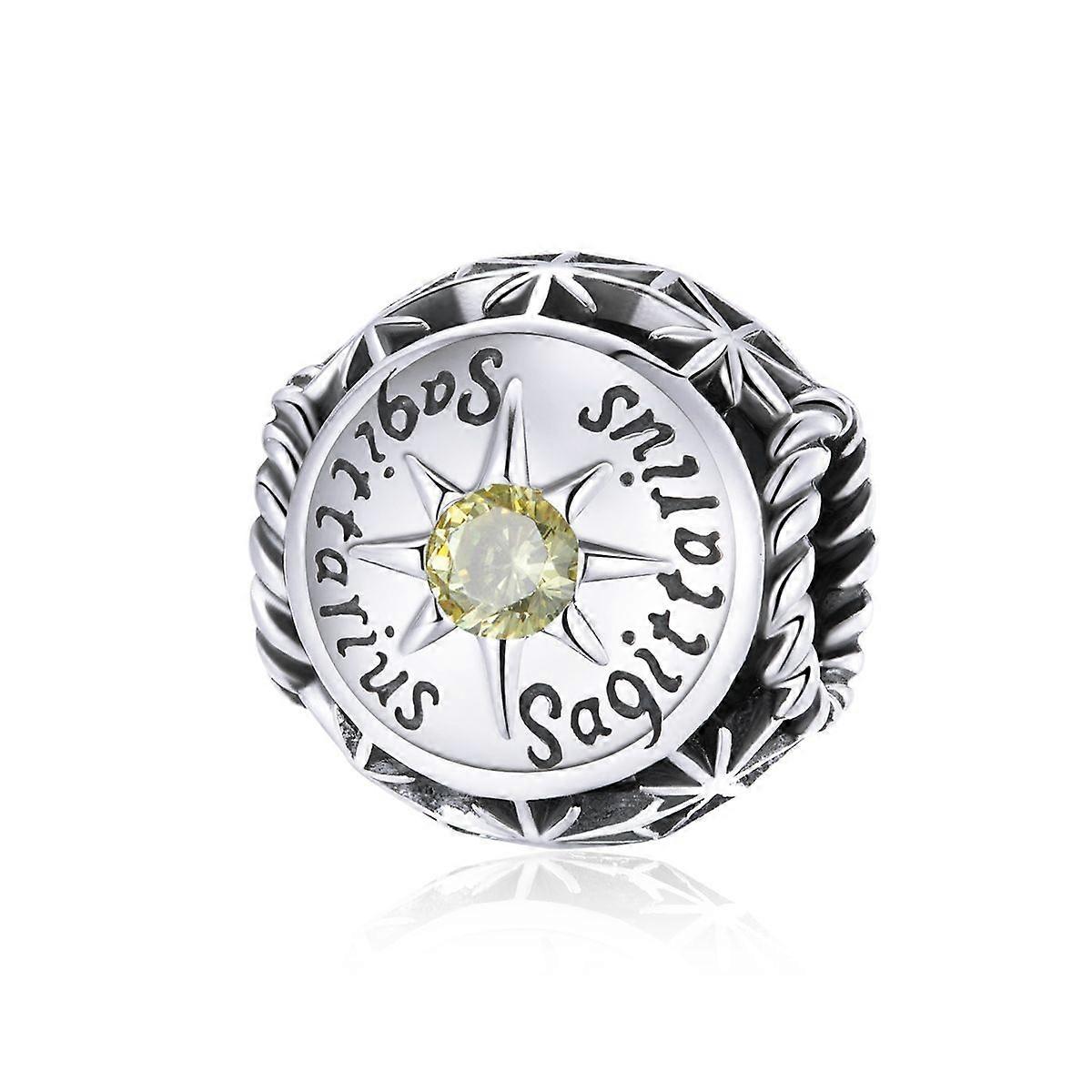 Twve Constlation Zircon Beads , Style:Sagittarius