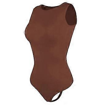 Tummy Control Shapewear Racerback Top Women Thongs Bodysuit Seamless Sculpting Body Shaper Halter Neck Playsuit Overalls