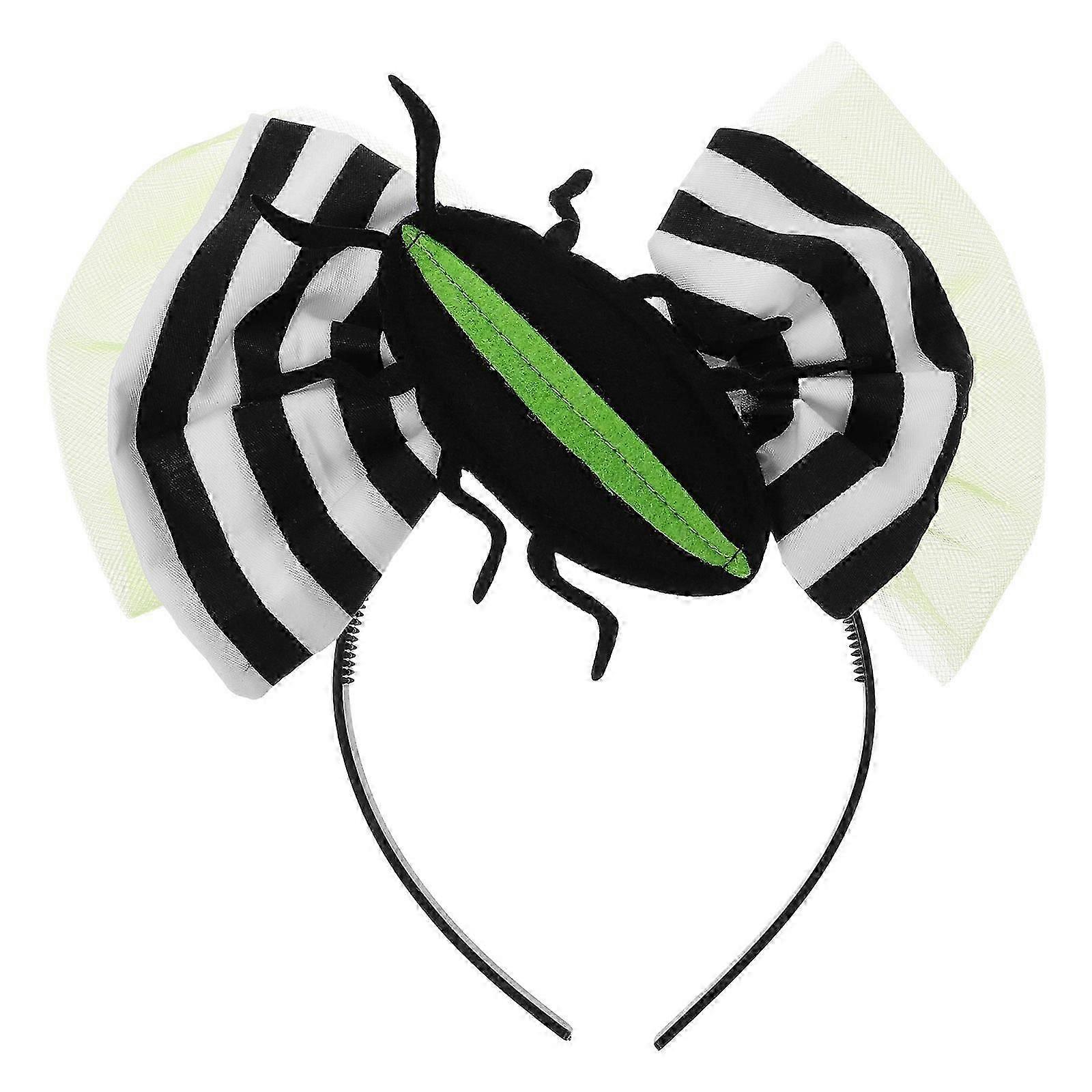 Beetle Halloween Bow Headband for Kids Comfortable Halloween Headband