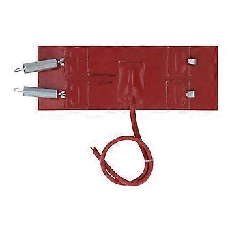 Motorolja Silikon Värmeplatta Flamskyddsmedel Universell Vattentät Bra Isolerande Oljetrågsvärmeplatta 50W DC12V