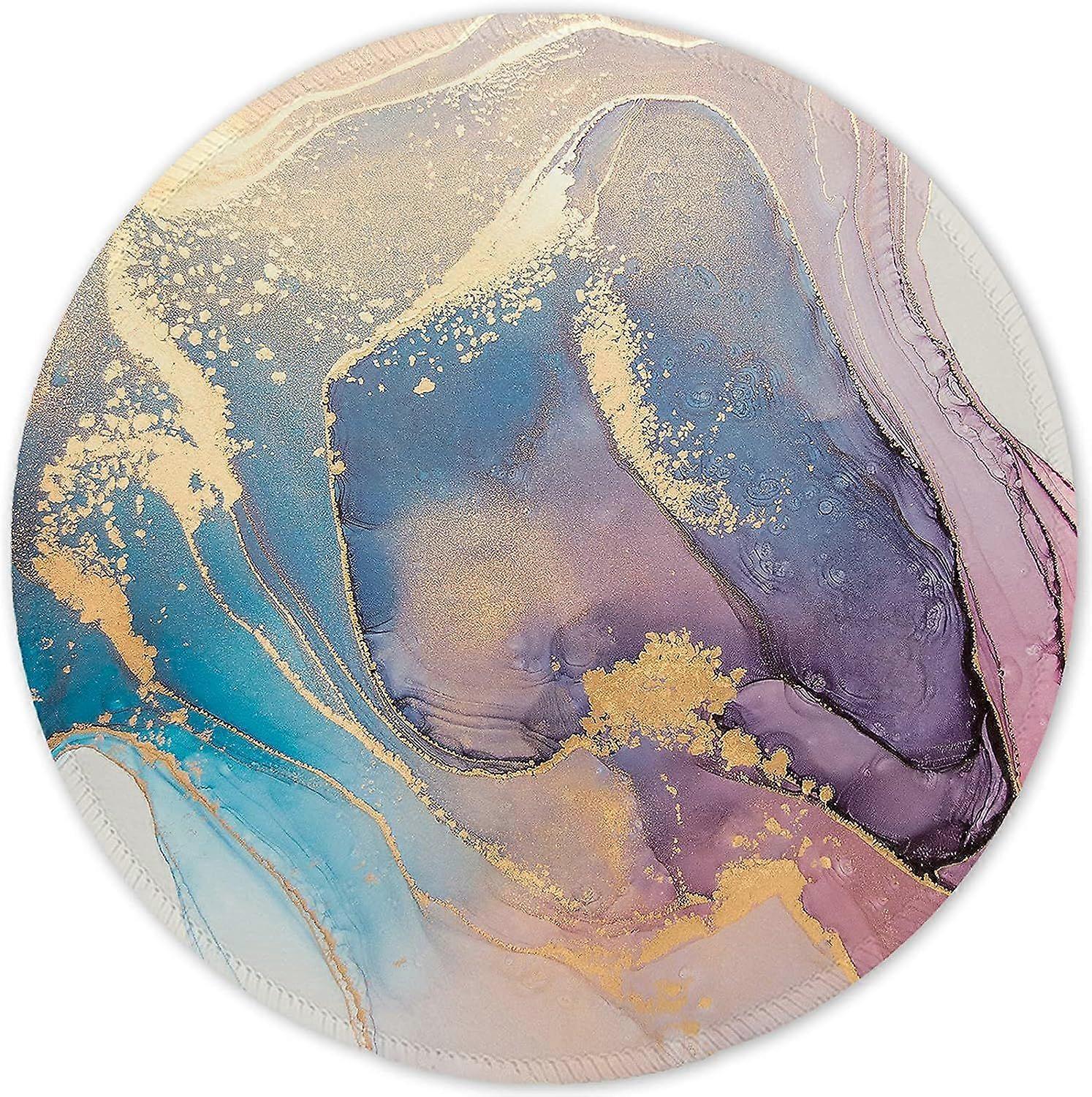 Marble Pattern Round Mouse Pad-11-200*200*3mm