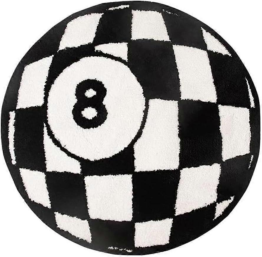 8 ball room decor rug
