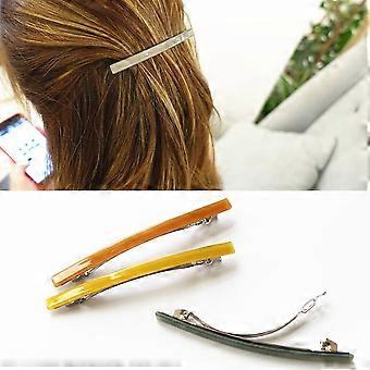 5pcs caramella colorato capelli clip capelli chic clip laterale bobby pin barrette creativo accessori per capelli per le donne ragazze signore (colore casuale)