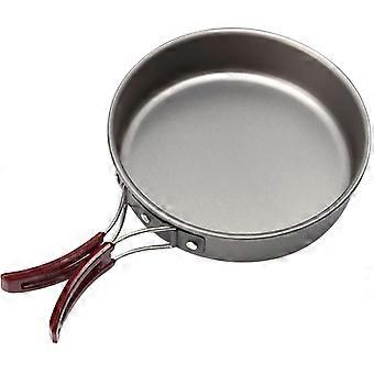 Reusable NonStick Camping Frying Pan with CoolTouch Handle, Lightweight Skillet for Outdoor Cooking