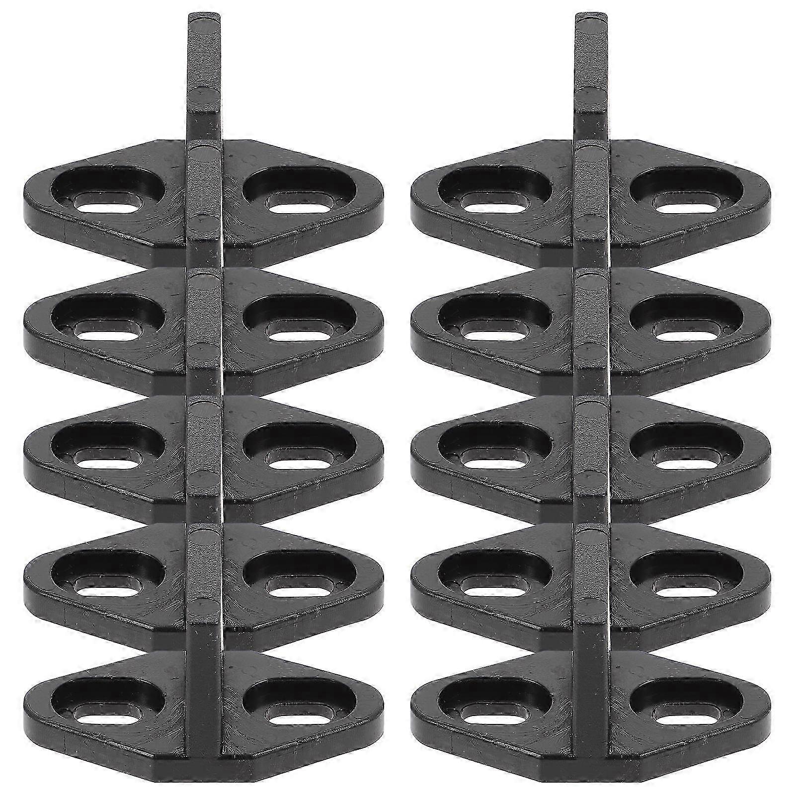 10pcs Barn Door Guide Sliding Door Guide Floor Guide Stop Bottom Guide