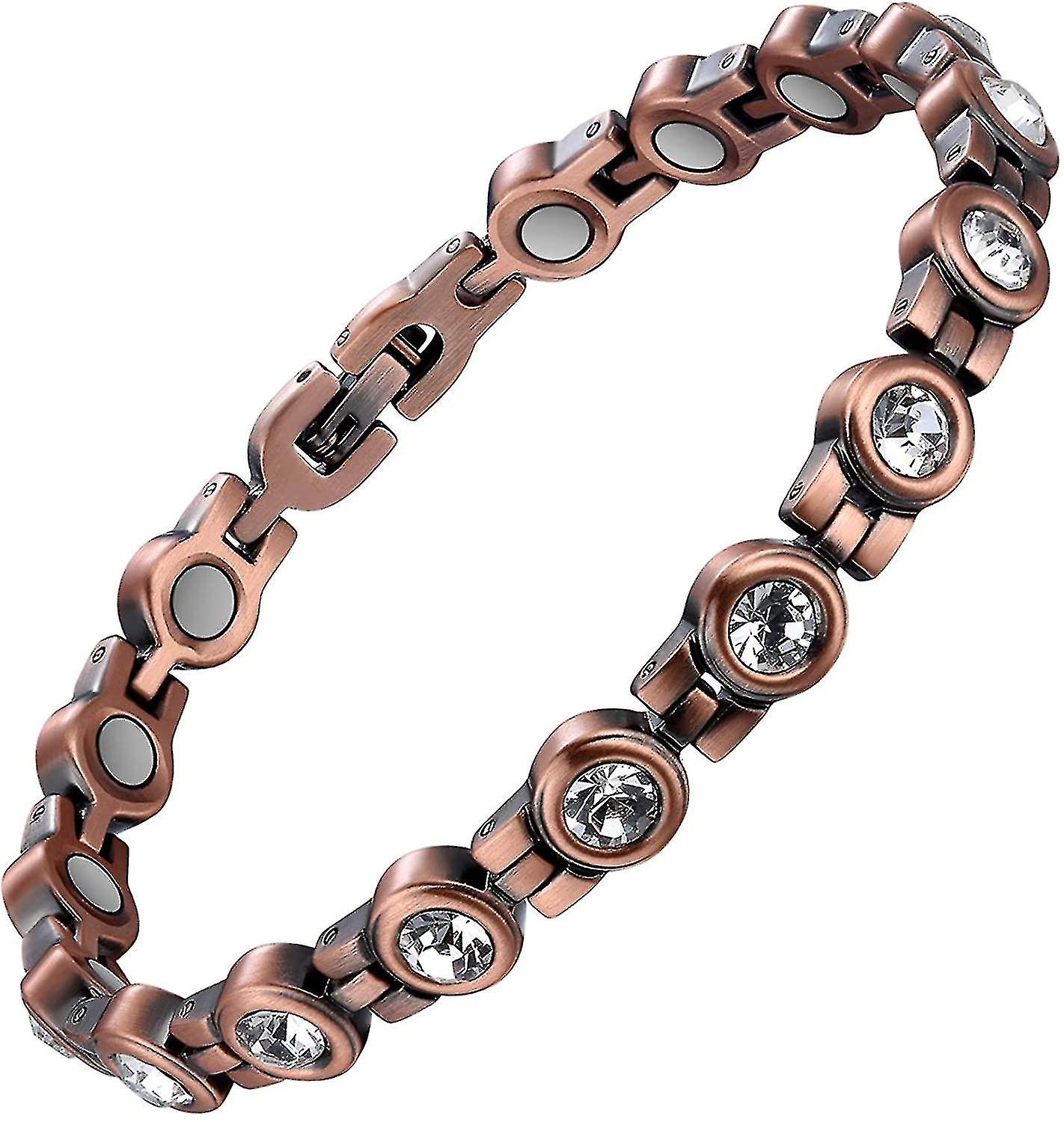 Women's Copper Bracelet Elegant Crystal Bracelet