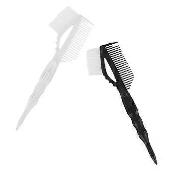 2pcs Hair Dye Coloring Brush Hair Dye Comb Hair Coloring Brushes Salon Hair Comb