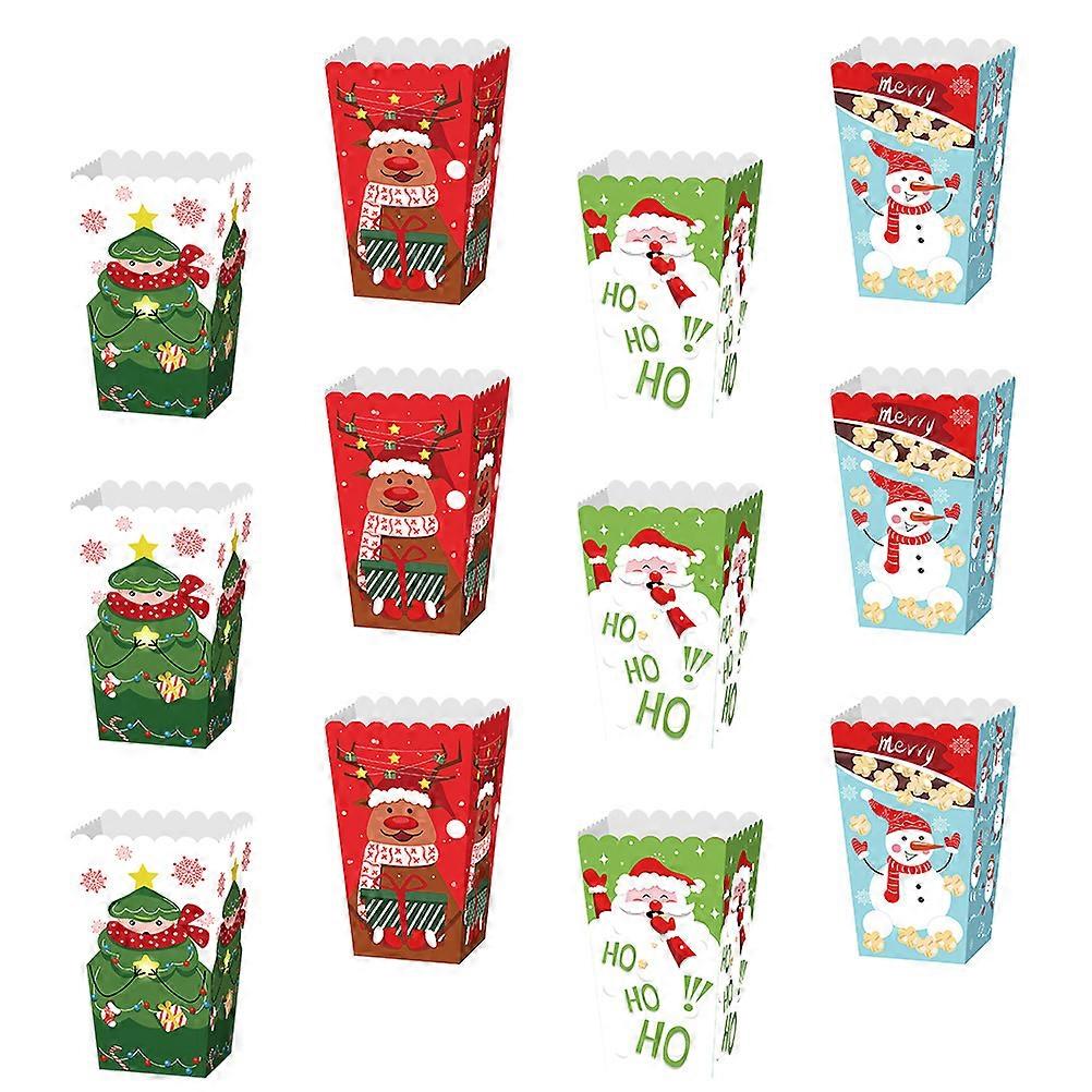 Gift Packing Boxes Practical Popcorn Boxes for Storage 12Pcs