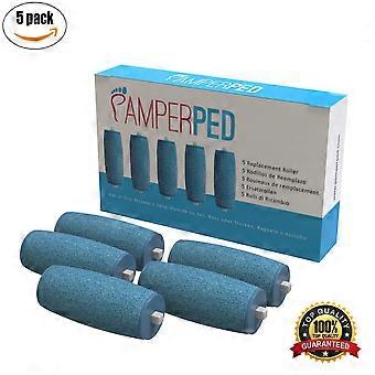 Confezione da 5 rulli di ricambio extra grossi per lima elettrica per piedi Amope Pedi Wet Dry