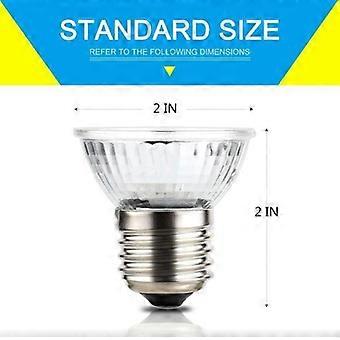 6er Pack 75W Vollspektrum UVA + UVB Sonnenlampe / Glühbirne / Licht für Eidechse Bartagame Chamäleon Schlange Schildkröte Aquarium Reptilien und Amphibien