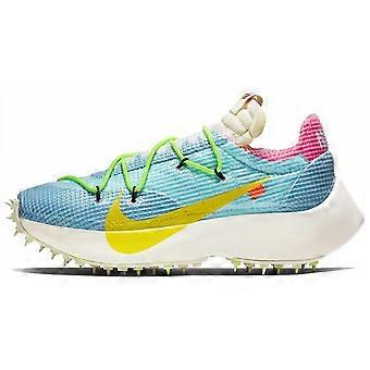 Nike x OFF WHITE Vapor Street Stoff-Laufschuhe, niedrig geschnitten, Damen, Gelb/Blau, CD8178-400
