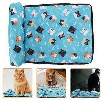 Cat Cooling Pad Self Cooling Mat for Summer Use with Breathable Pet Sleeping Mat
