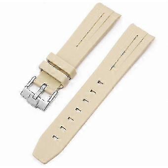 Replacement 20mm Color Rubber Watch Strap Compatible with Swatch X Omega Mission to the Moon