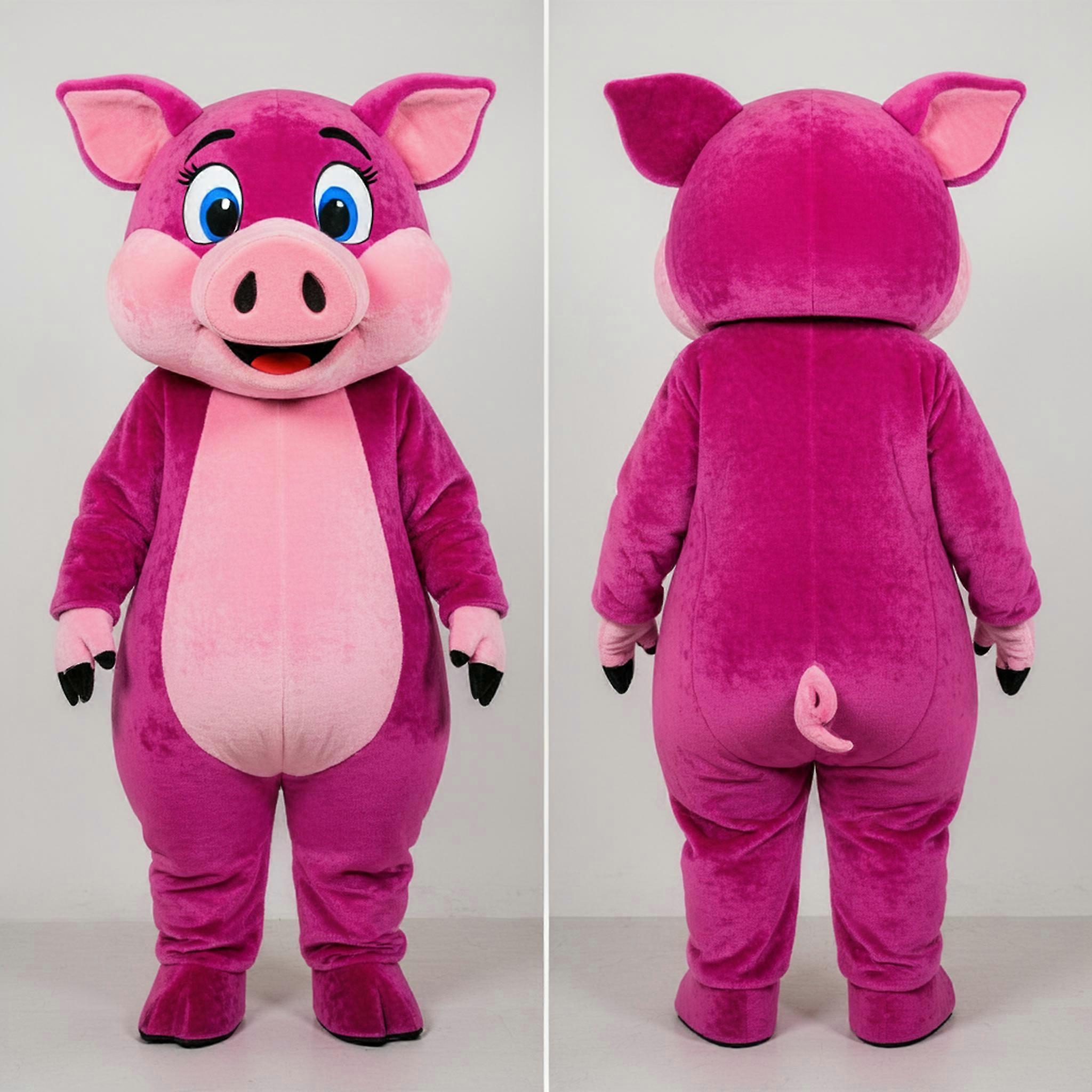 MASTICOT Magenta Plump Sow Mascot