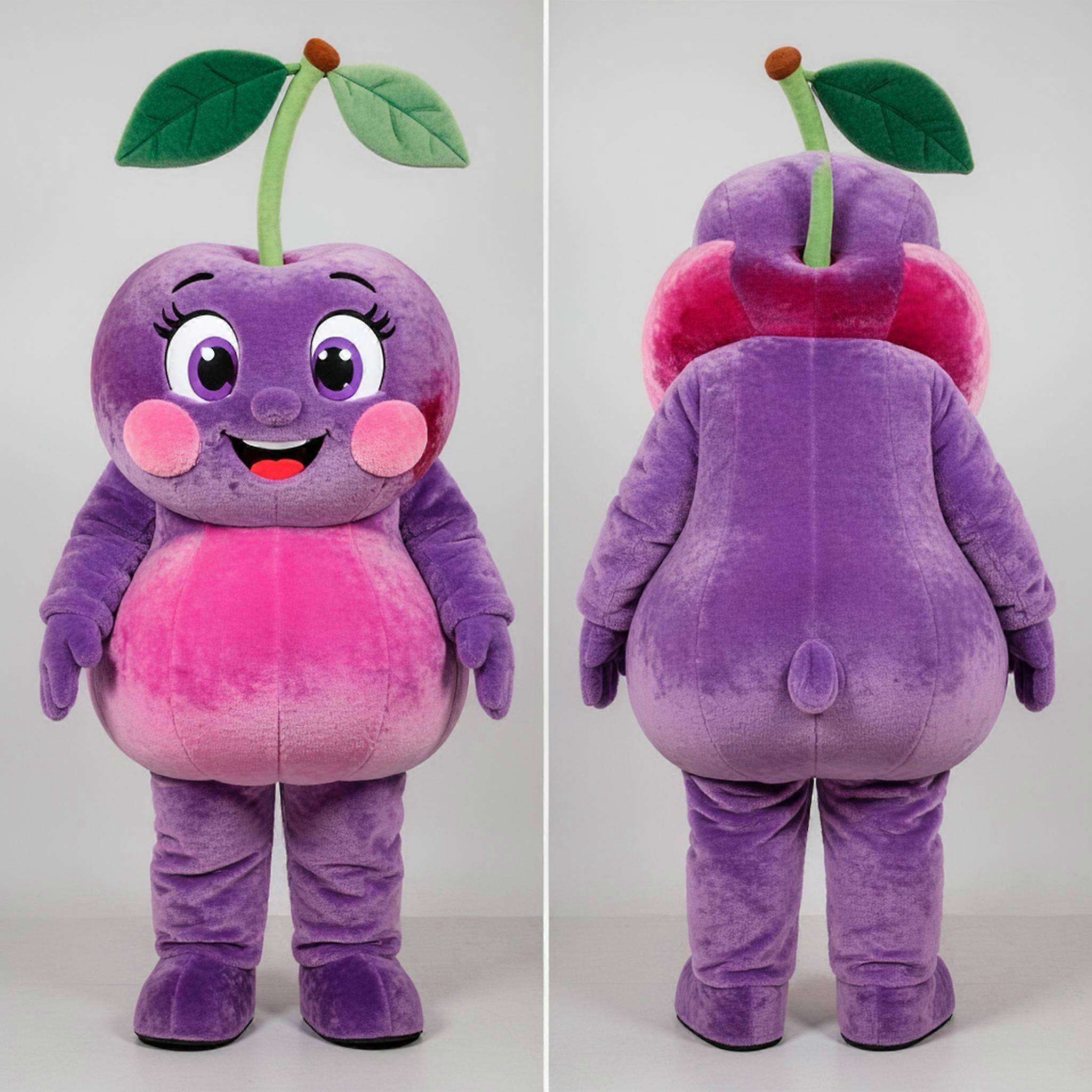 MASTICOT Lavender Plush Cherry Mascot