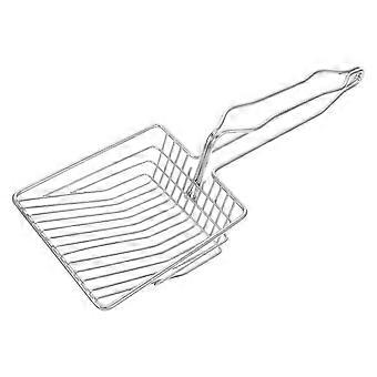 Heavy Duty Cat Litter Scoop for Poop Sifting Stainless Steel Metal