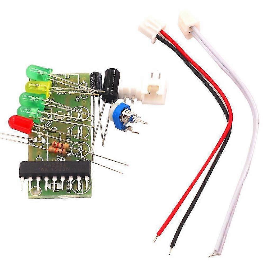 Audio Level Indicator Module, 3.5V-12V AC/DC Power Level LED Display