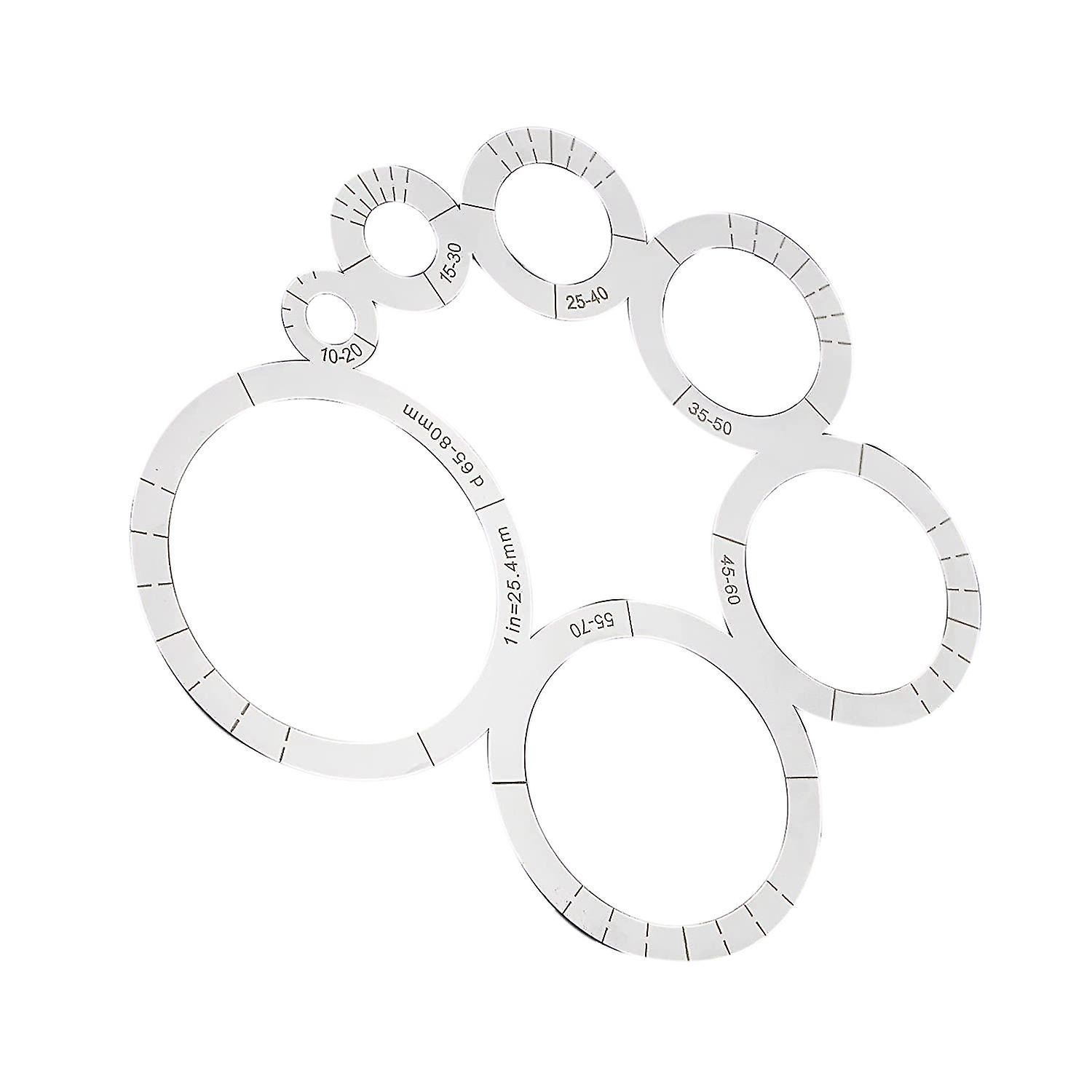 Cutting Er Cutting Ruler Metal Circle Template Er Punch Round E