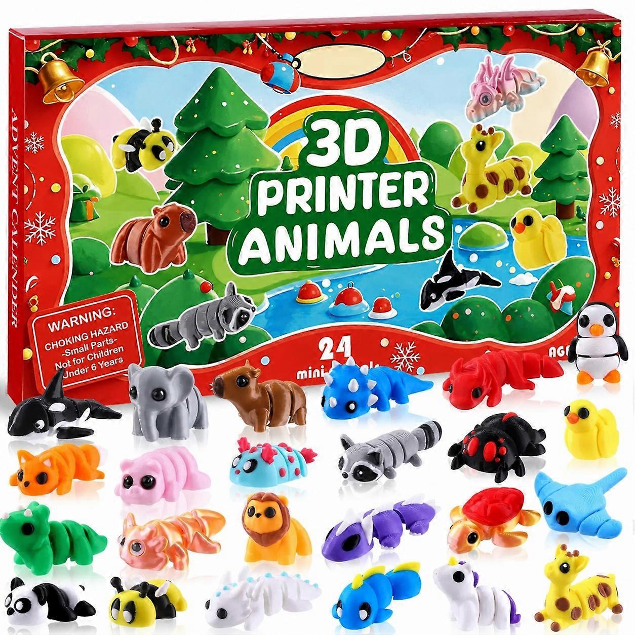 Animal Figures Toy, PVC Compatible with 3D Printer