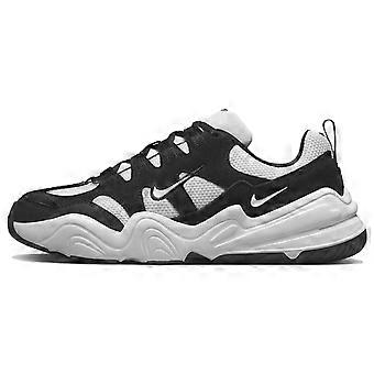 Nike Tech Hera Wildleder-Sneaker, rutschfest, abriebfest, atmungsaktiv, niedrig geschnitten, Herren, Schwarz/Weiß, FJ9532-101