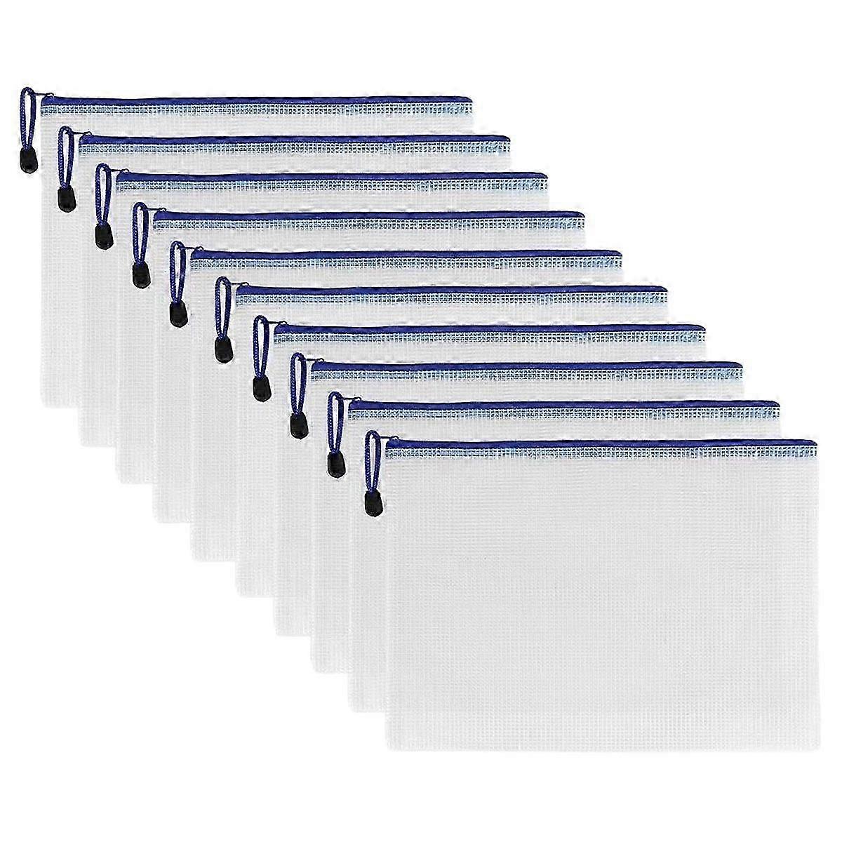 Translucent Mesh Zipper Bag PVC Strong