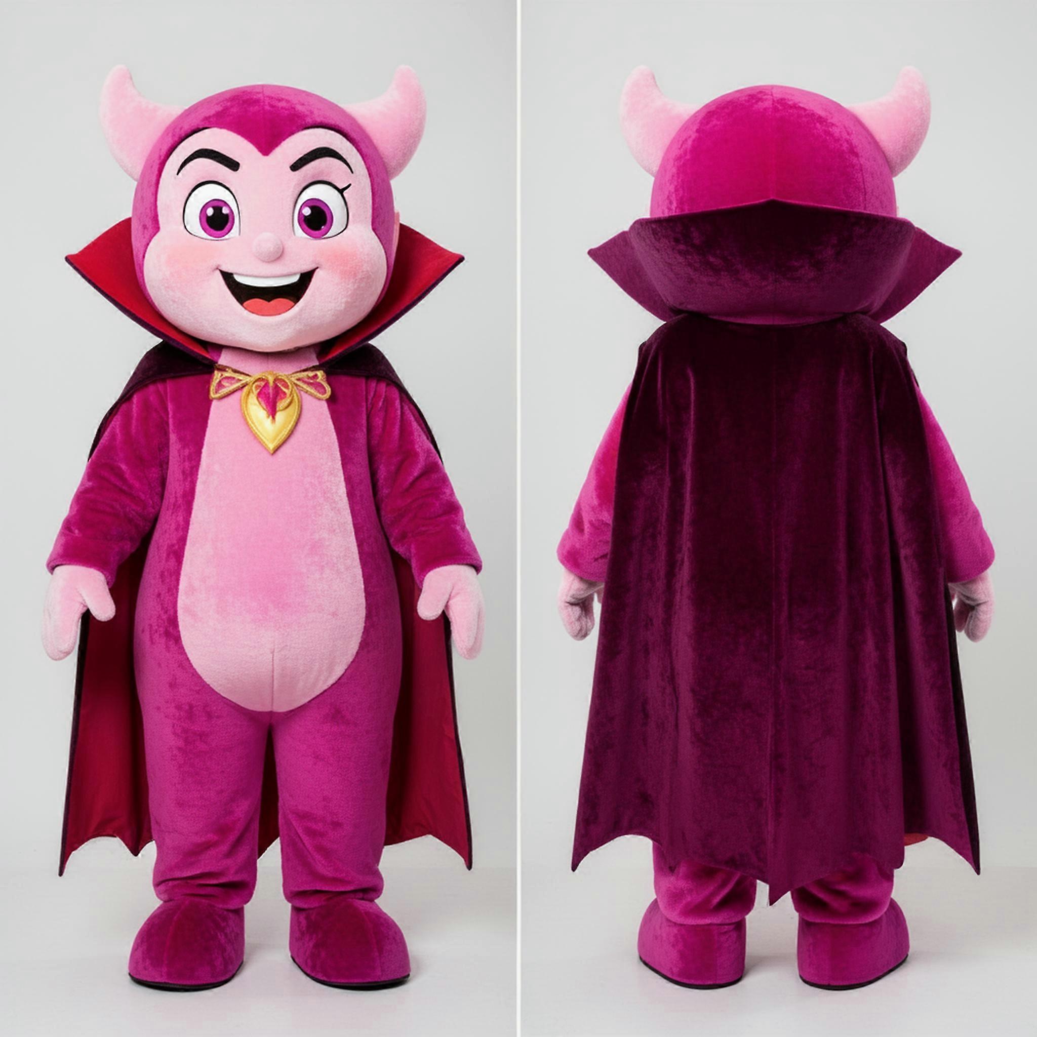 MASTICOT Magenta Broad Shouldered Vampire Mascot