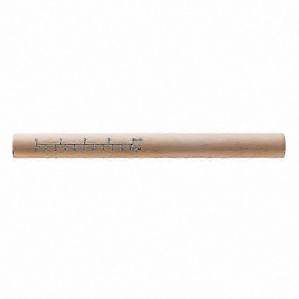 Dumpling Rolling Pin with Scale - Beechwood Kitchen Tool compatible with Baking