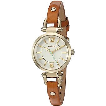 Fossil Georgia Quartz Analog Woman Watch with ES4000 Cowskin Bracelet
