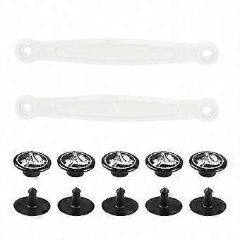 Replace Loose Footwear Straps: PVC Clogs Heel Straps With Rivets, Replacement Shoe Accessories For Beach Clogs & Sandals
