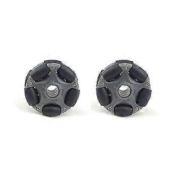2 kpl 58 mm:n muovinen Omni-pyörä robottisarjan servomoottorin Omni-pyörään 14135