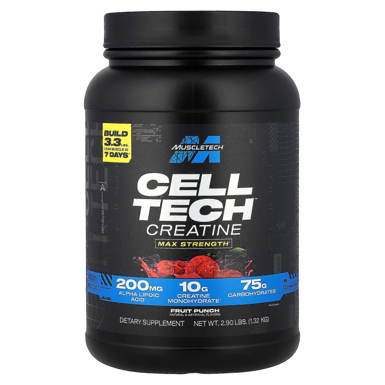 MuscleTech, Cell-Tech™ Creatine, Fruit Punch, 3 lbs (1.36 kg)