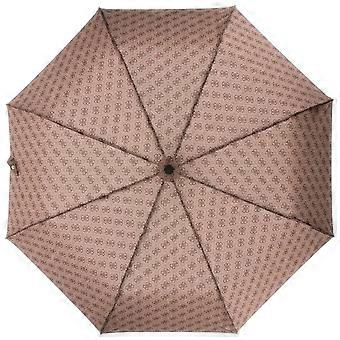 GUESS Umbrella - Latte Brown Logo