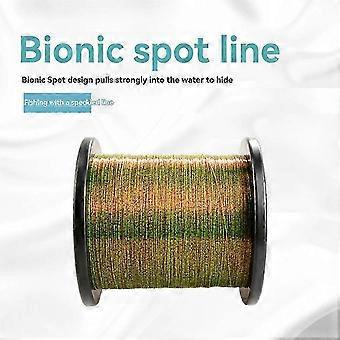 Linha de Pesca 1000m Linha de Revestimento de Fluorocarbono Speckle Linha de Pesca com Mosca Linha de Fluorocarbono de Carpa Manchada I