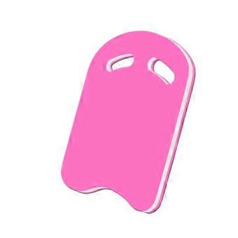 Zwemplank voor kinderen en volwassenen, kickboard met handgrepen, 47 x 31 x 3,6 cm