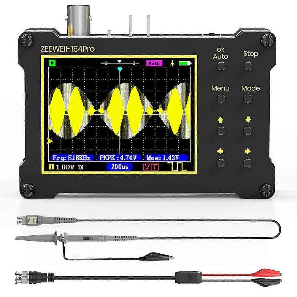 Handheld Oscilloscope With 500kHz Function Generator